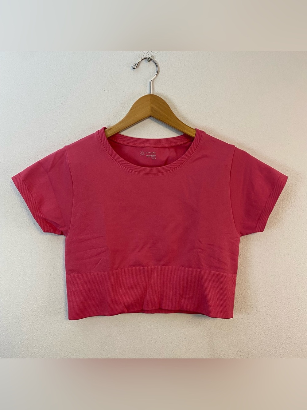 Offline by Aerie Pink‎ Cropped Top Womens Medium
